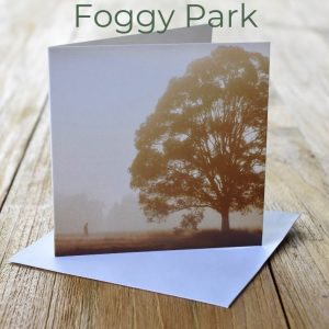 Greeting Card - Foggy Park